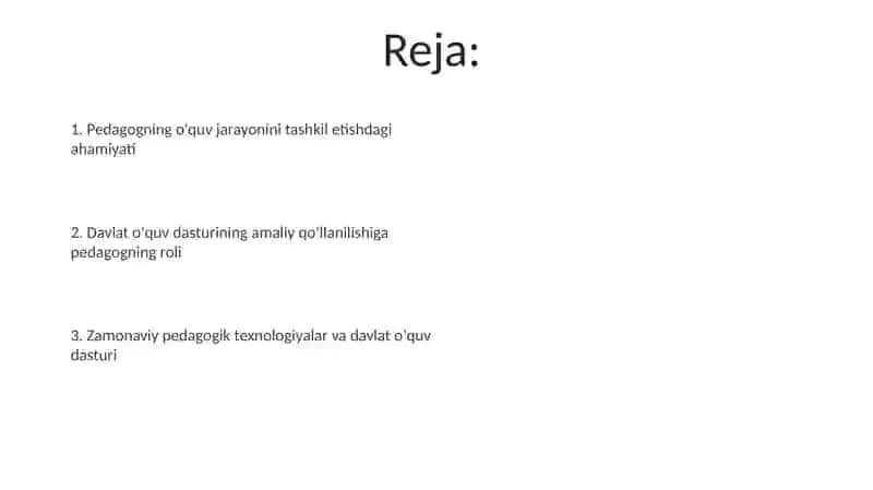Ilk qadam davlat òquv dasturini amalda qòllanishida pedagogining roli 2