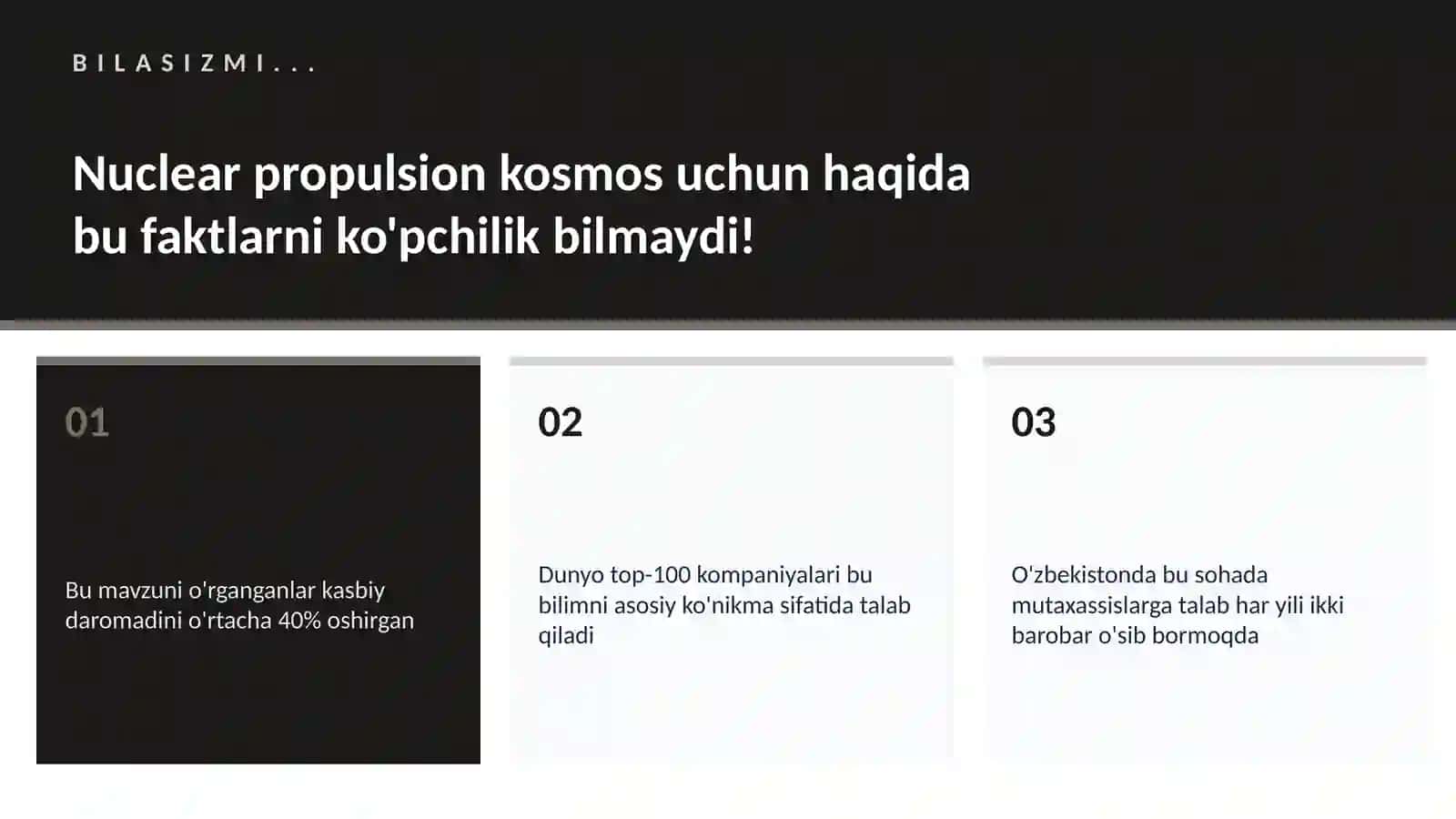 KOSMIK TEXNOLOGIYALAR 2