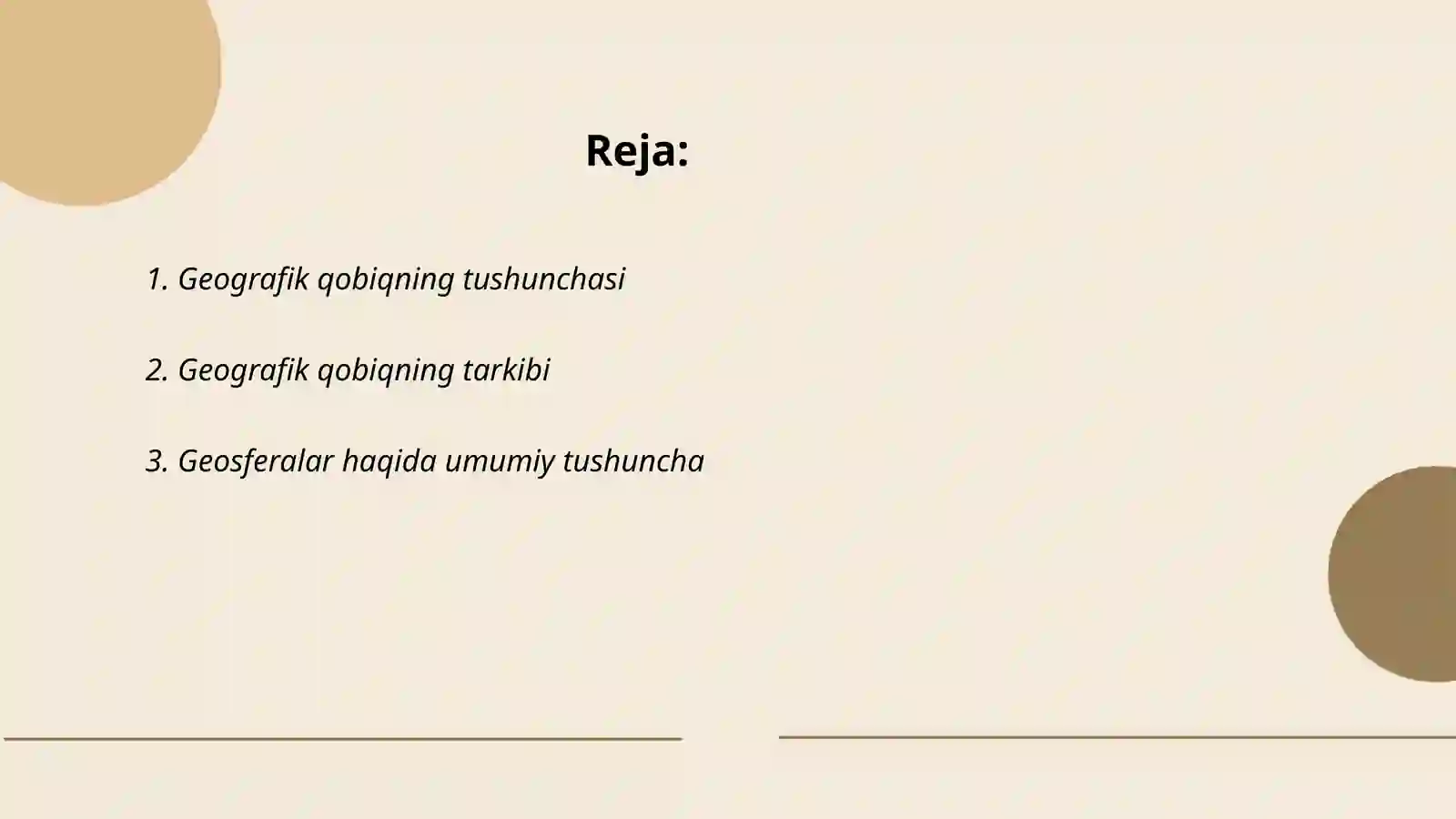 Geografik qobiqning tarkibi va tuzilishi 2