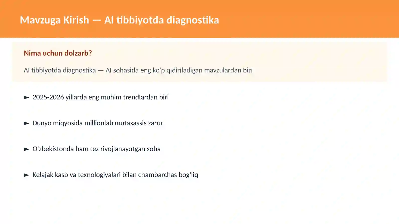 AI tibbiyotda diagnostika 2