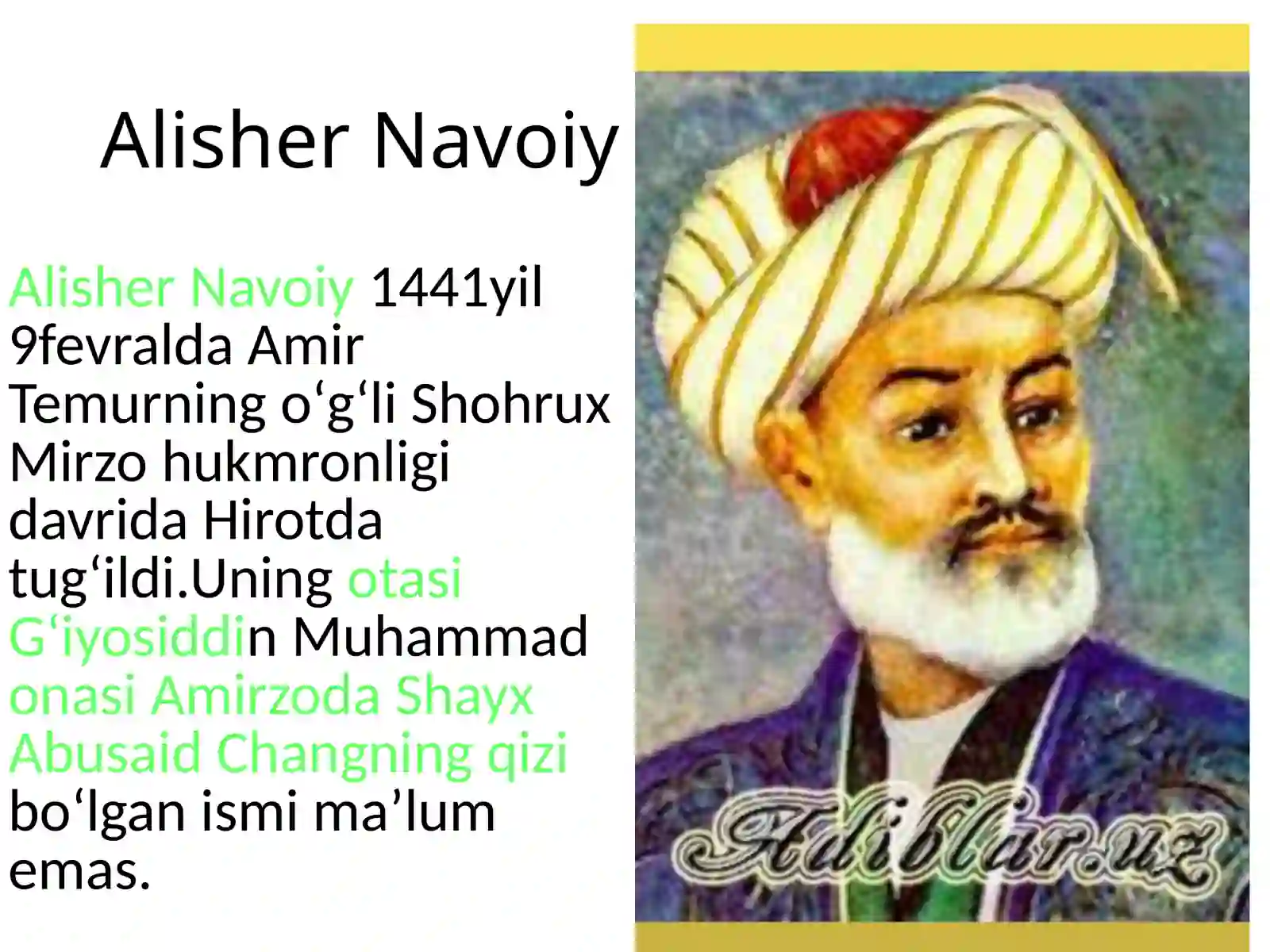 Alisher Navoiy 2