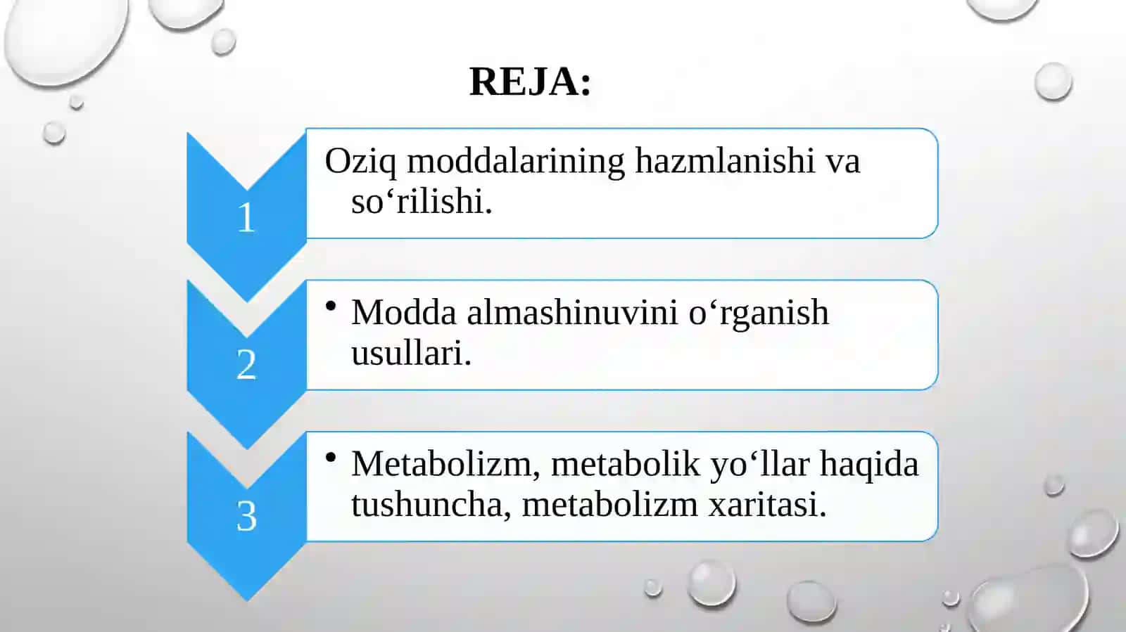 Moddalar almashinuvi biologik membranalar 2