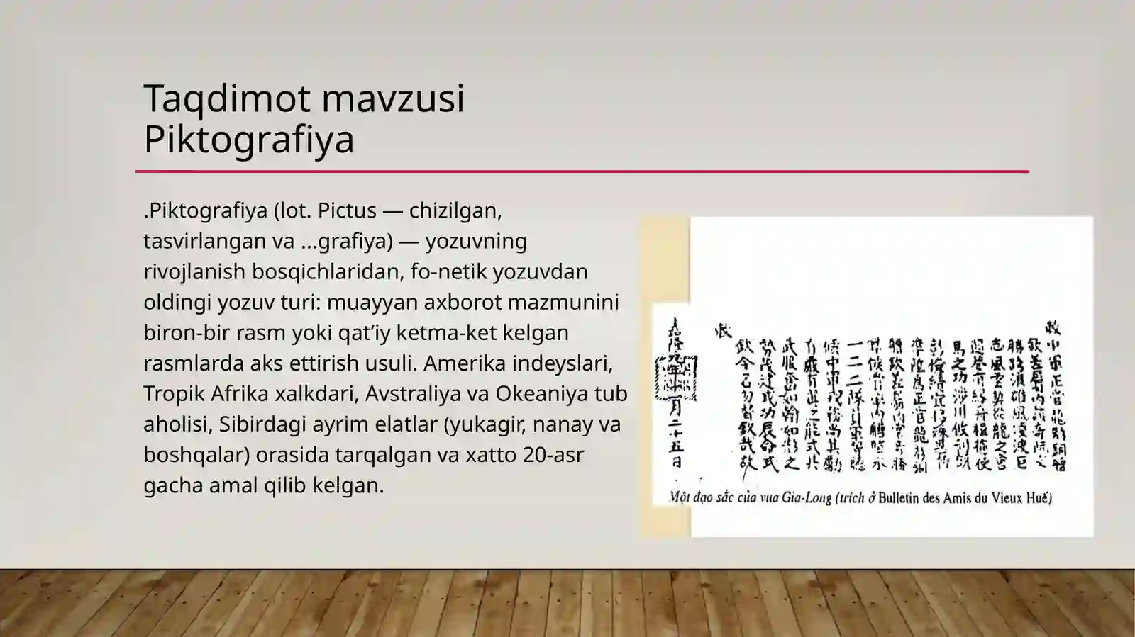 Piktografik yozuv 2