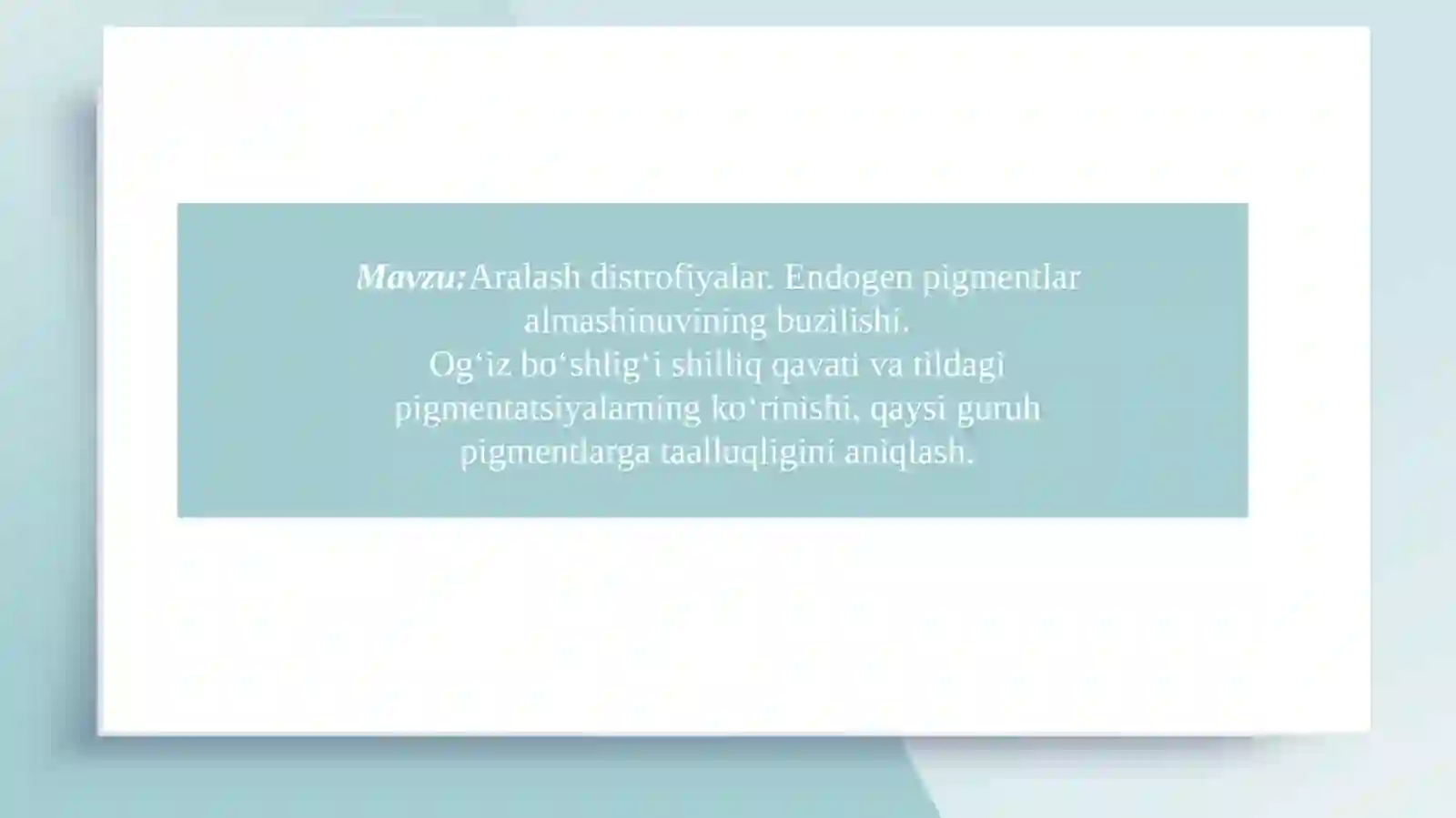 Aralash distrofiyalar 2