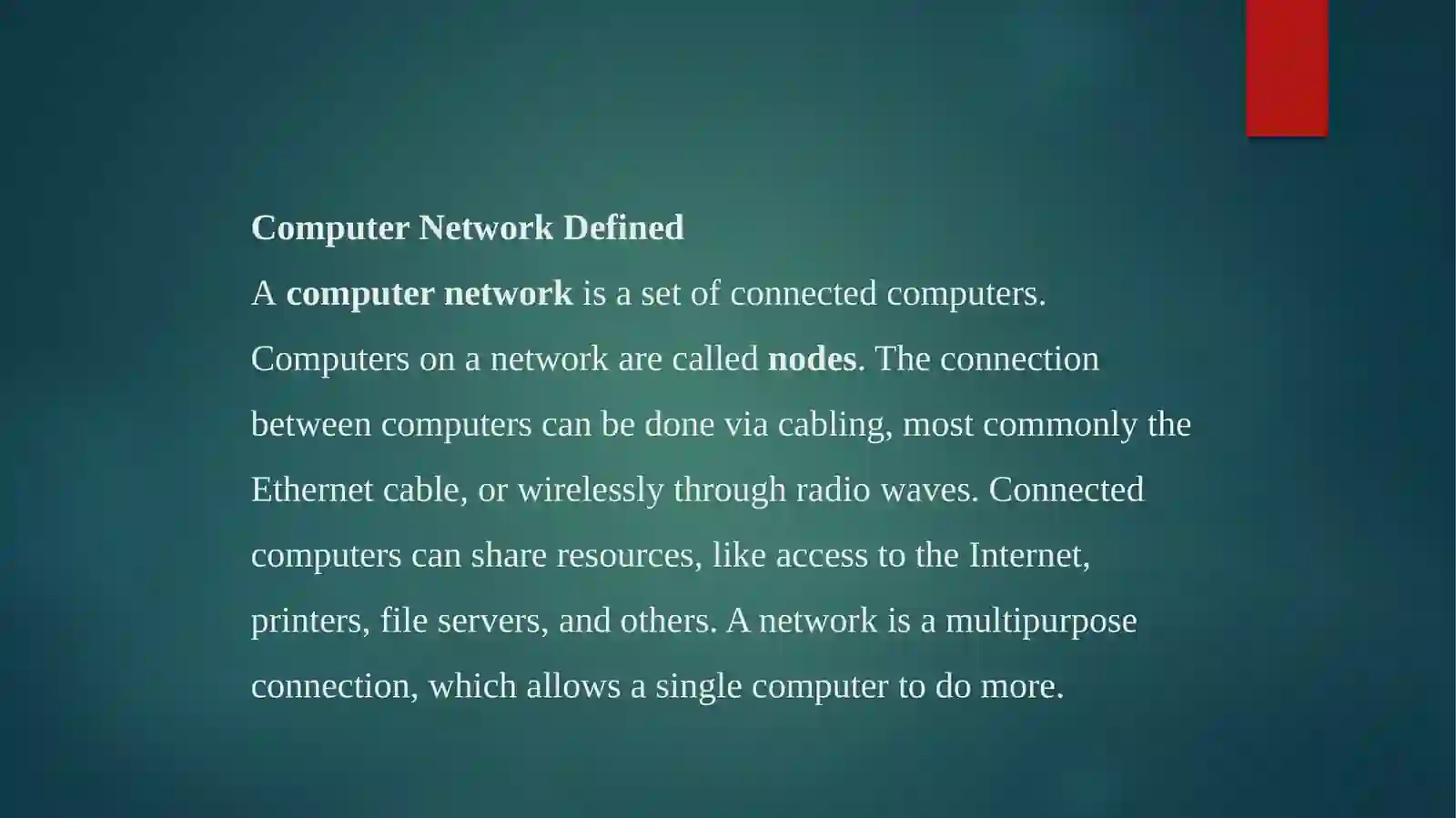 Computer Network Defined 2