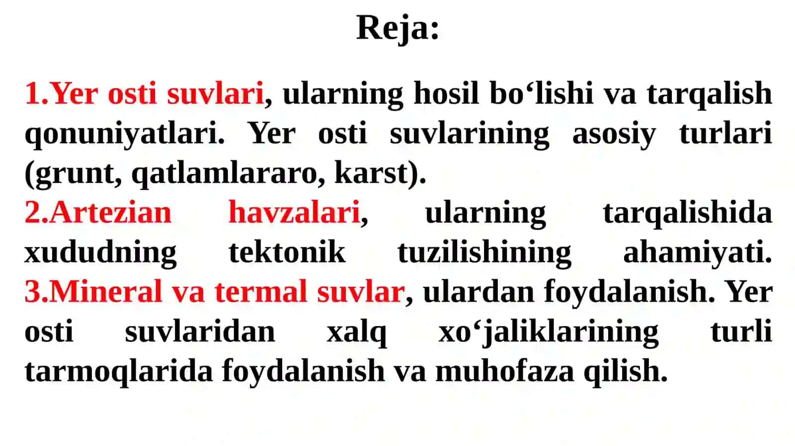 O’rta Osiyoning yer osti suvlari 2