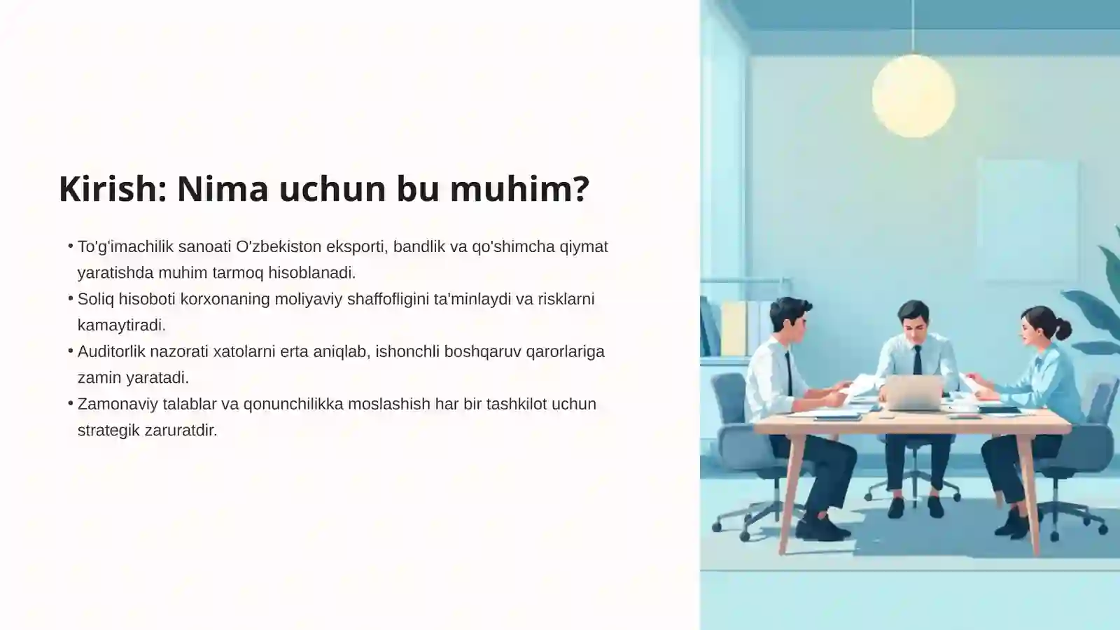 To'g'imachilik sanoati tashkilotlarida soliq hisoboti va auditorlik nazorati 2