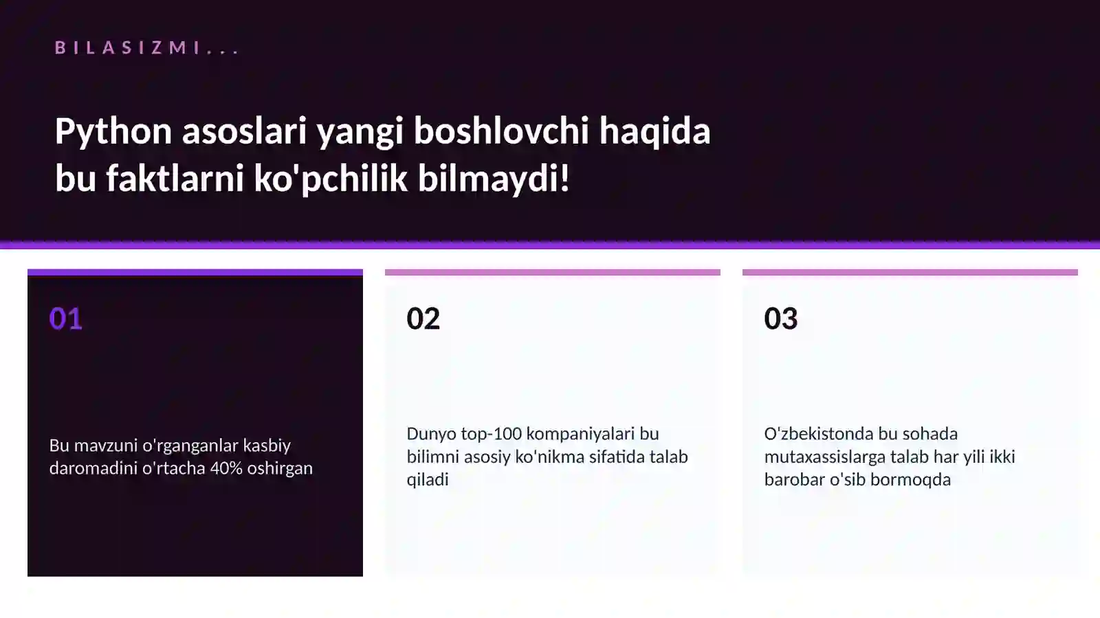 Python asoslari yangi boshlovchi 2