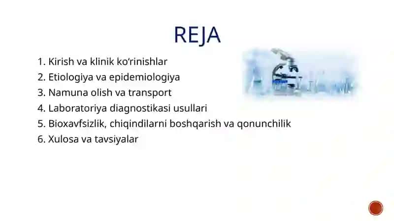 Tuyalar va odamlar o‘lat kasalligining laboratoriya diagnostikasi 2