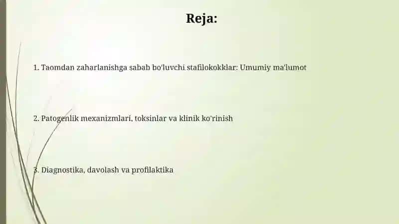 Ovqatdan zaxarlanish keltirib chiqaruvchi stafilokokklar 2