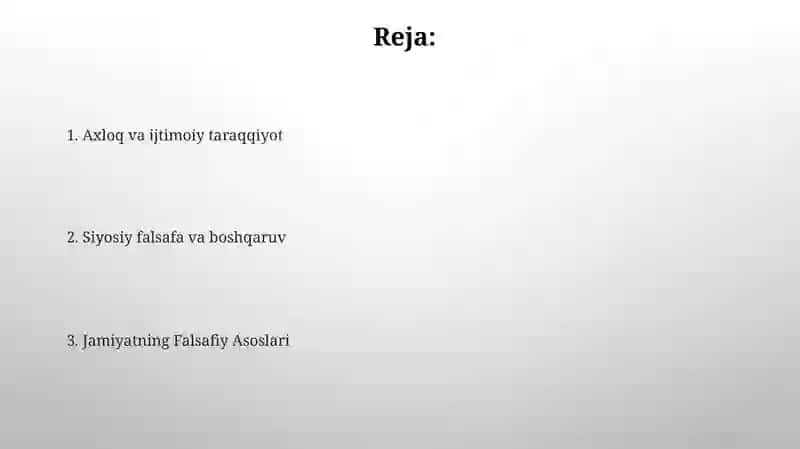 Falsafa va uning jamiyat taraqiyotidagi ro'li 2