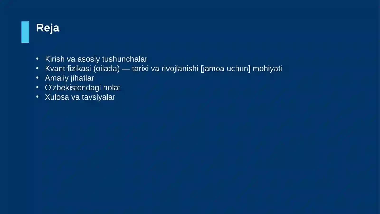 Kvant fizikasi (oilada) — tarixi va rivojlanishi [jamoa uchun] 2