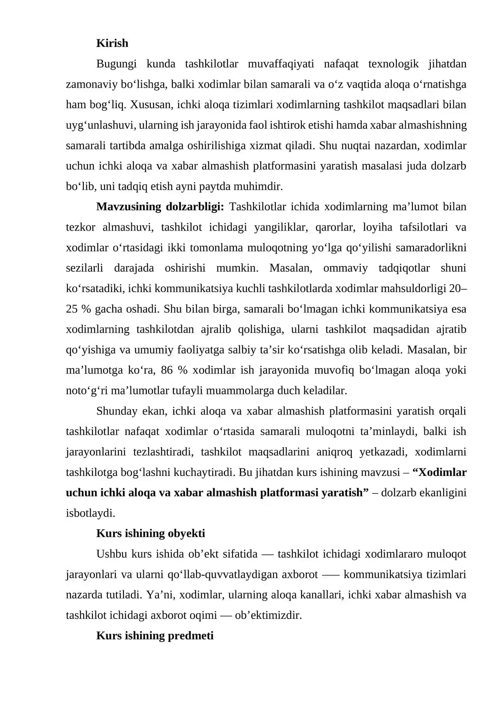 Ichki aloqa va xabar almashish platformasi 2