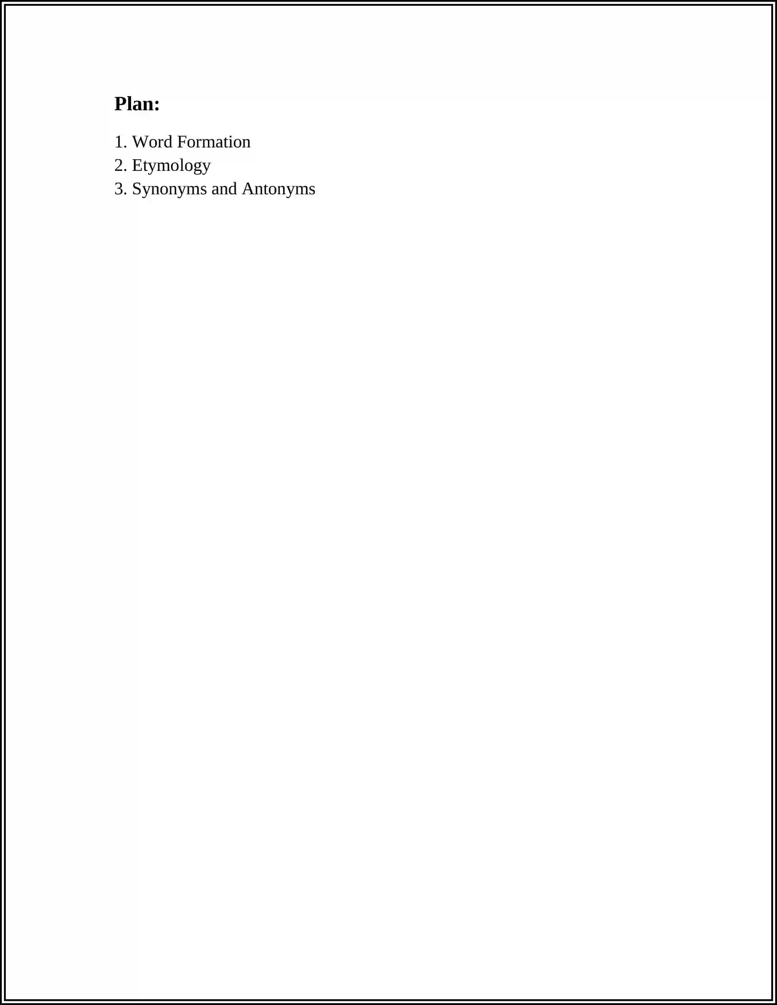 WORD INFORMATION 2