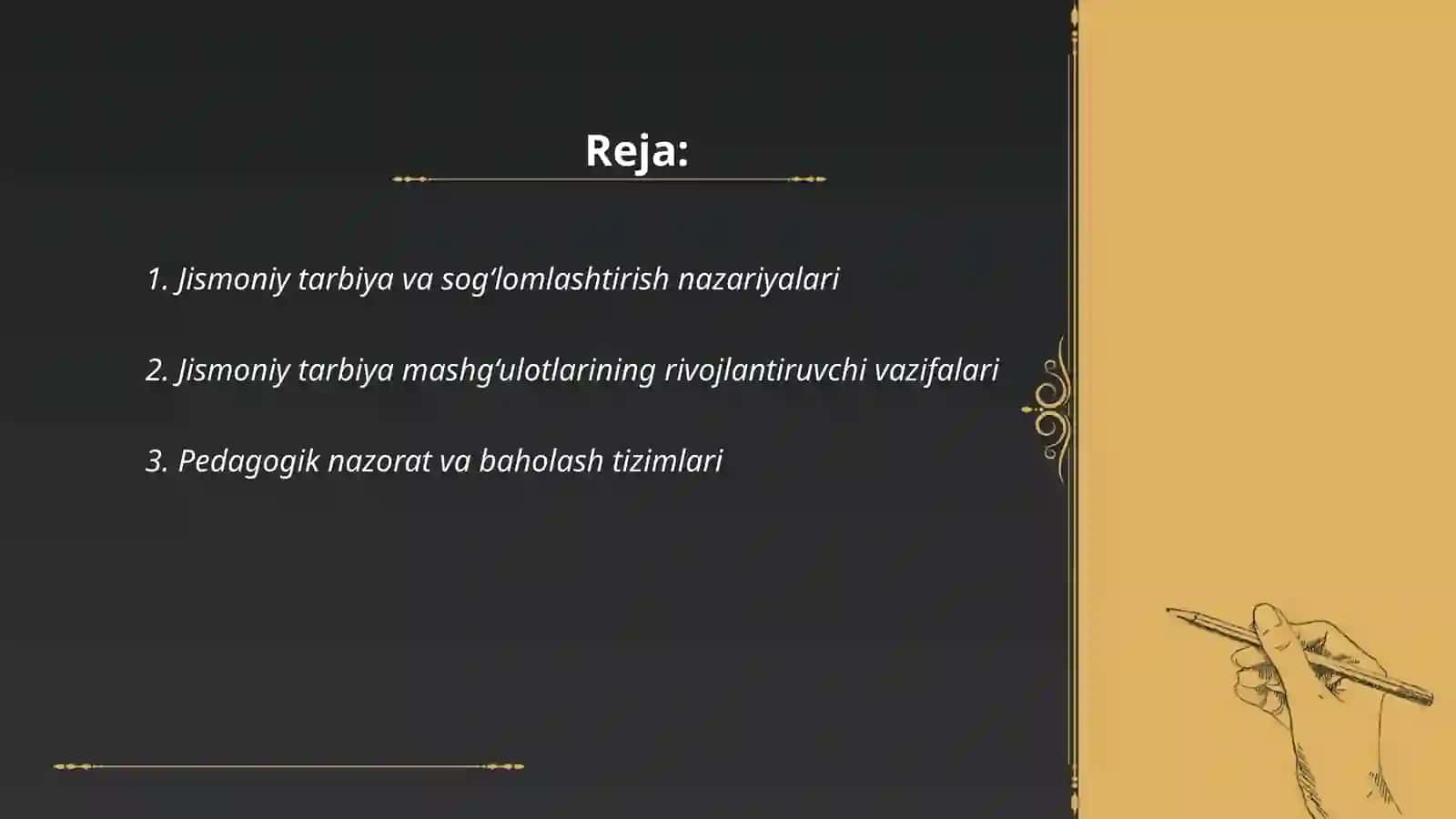 Jismoniy tarbiya mashgʻulotlarining pedagogik asoslari 2