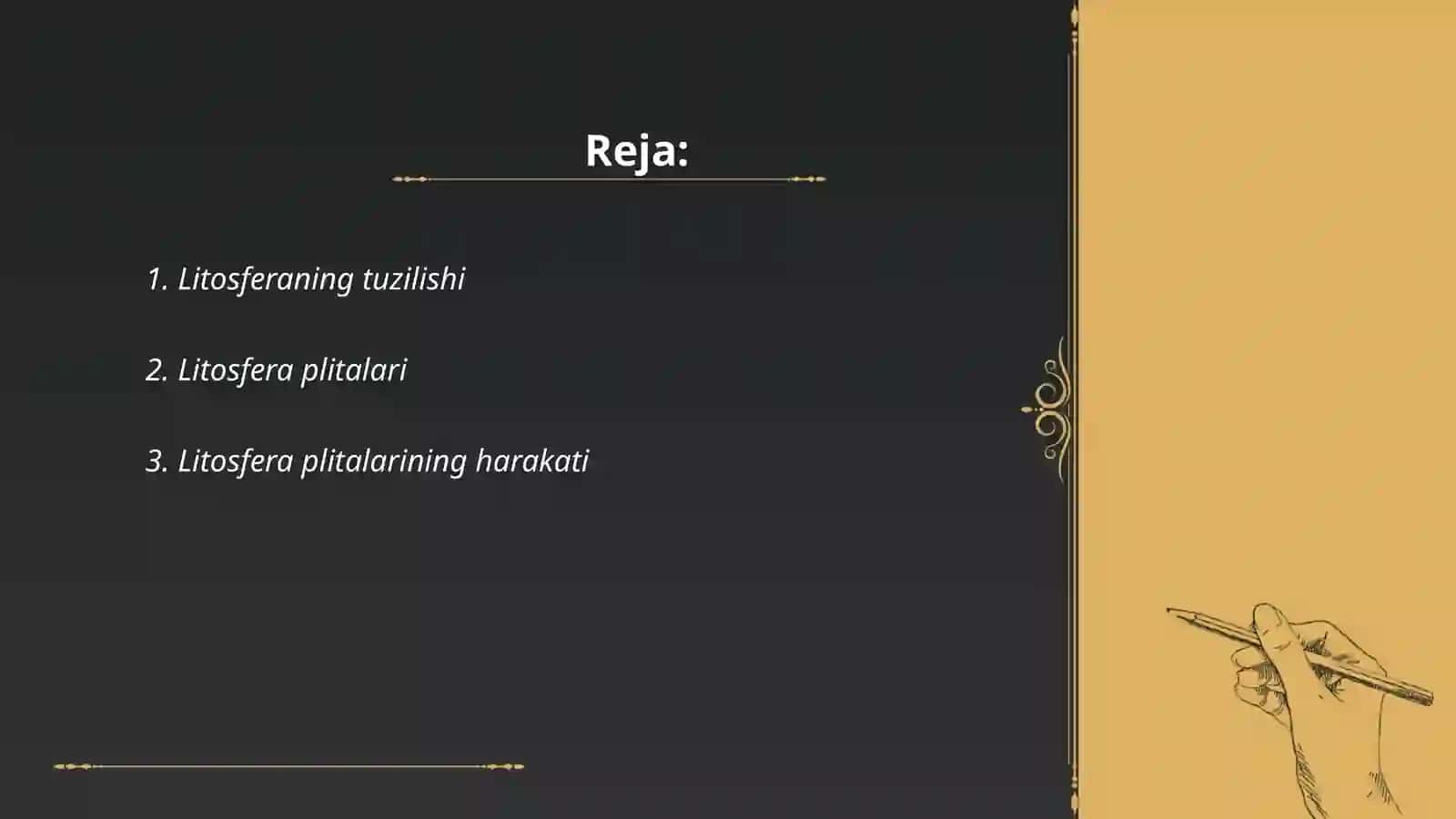 Litosfera tuzulishi tarkibi 2