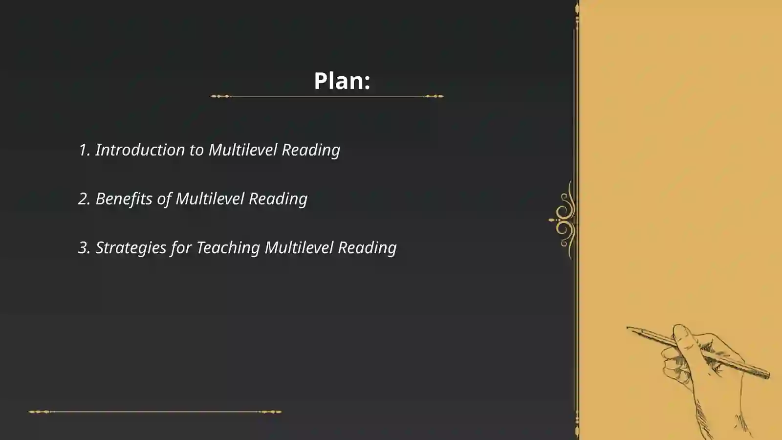 Multilevel Reading part 1 2