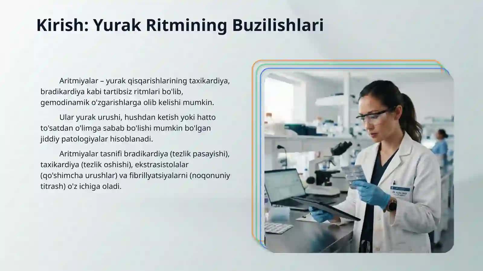 Kirish: Aritmiyalar va ularning klassifikatsiyasi 2