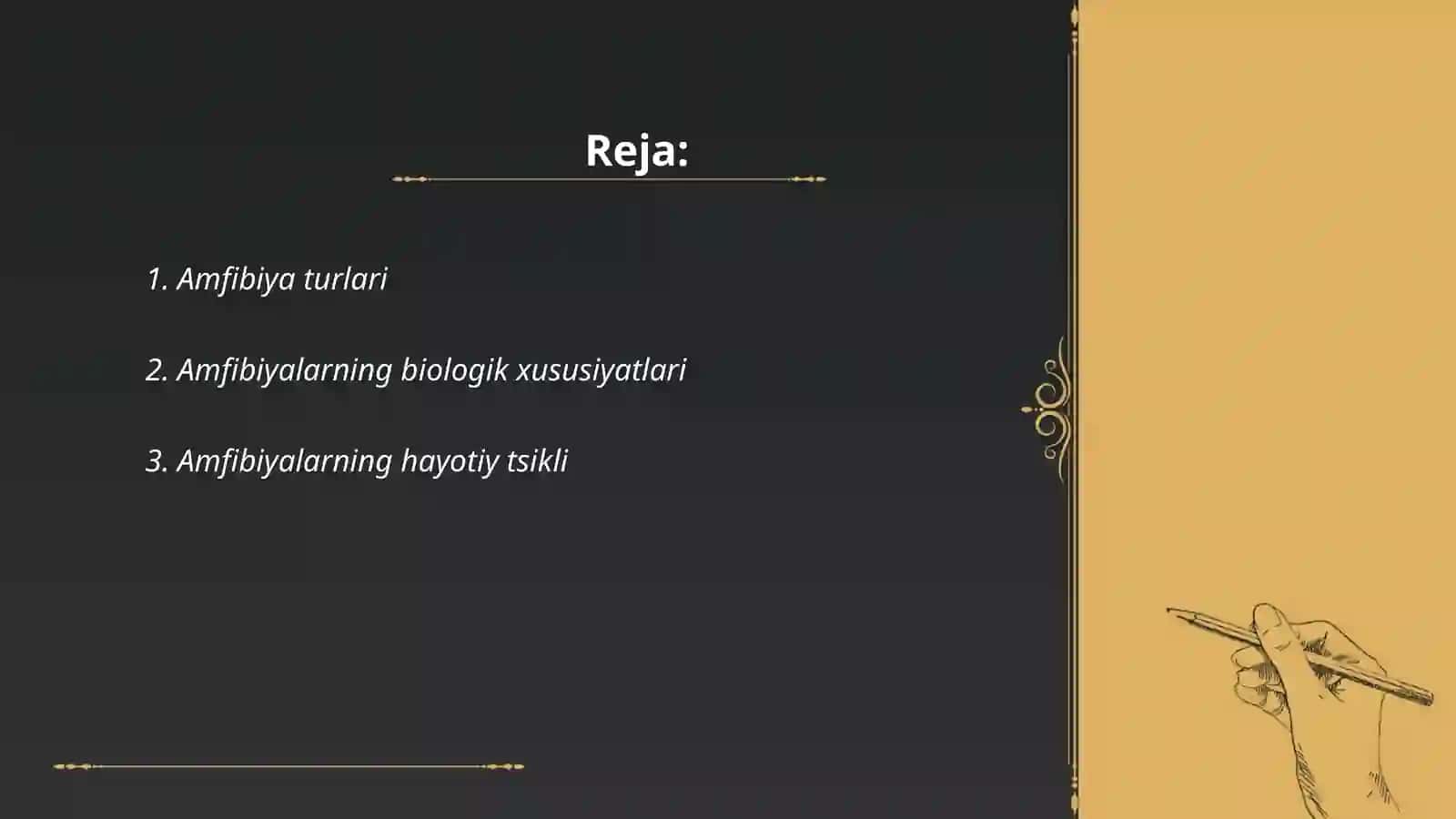 Amfibiyalar sinfi klassifikaciyasi 2
