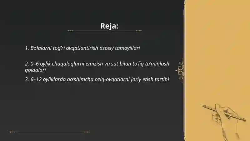 Bolalarni tog’ri ovqatlantirish tamoyillari 2