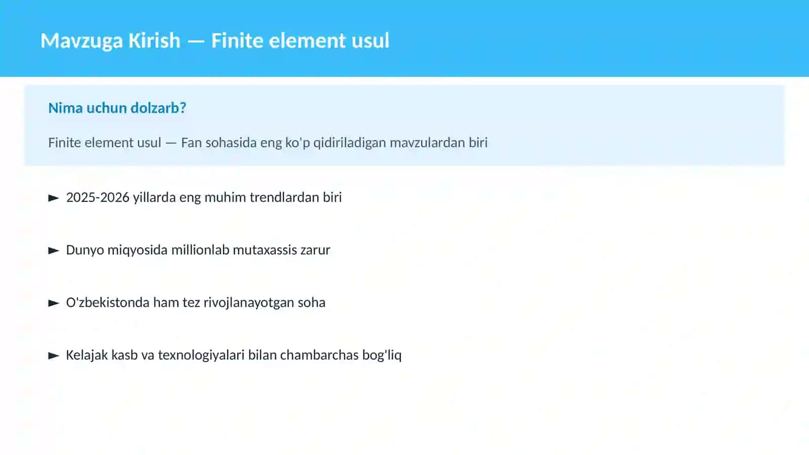 FAN | MATEMATIKA ZAMONAVIY 2