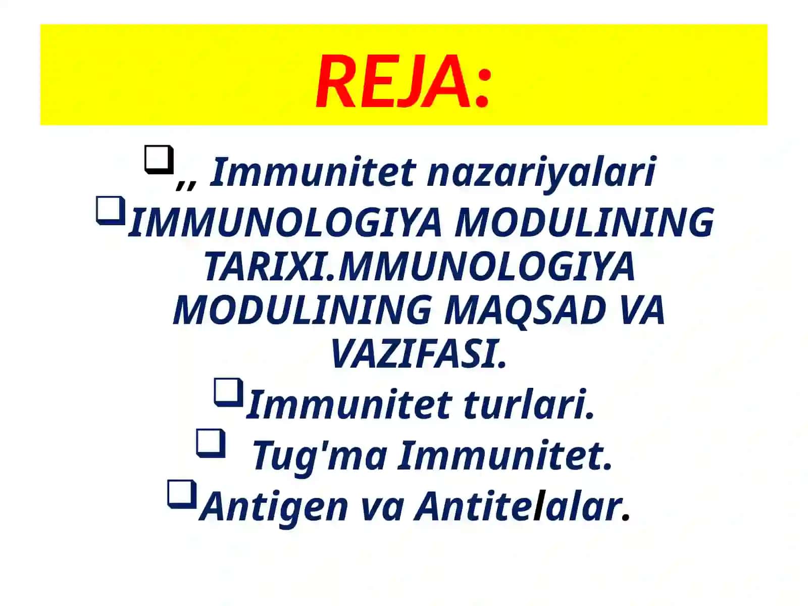 Mikrobiologiya, virusologiya va immuniologiya 2