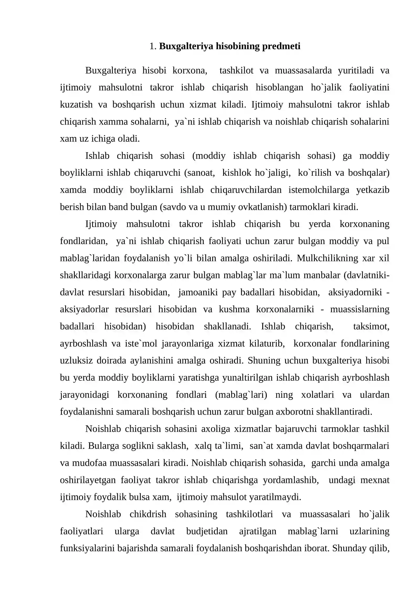 Buxgalteriya hisobining predmeti va metodi 2