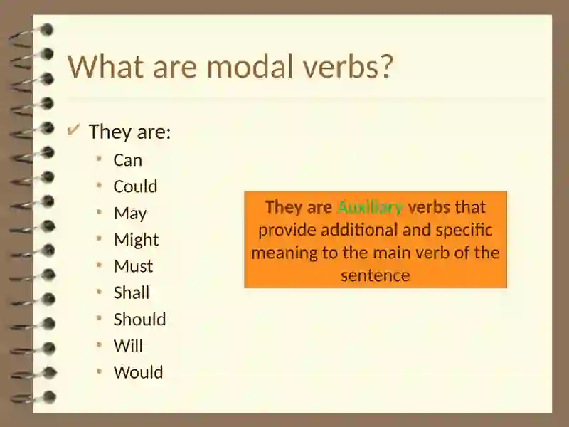Modal Verbs 2