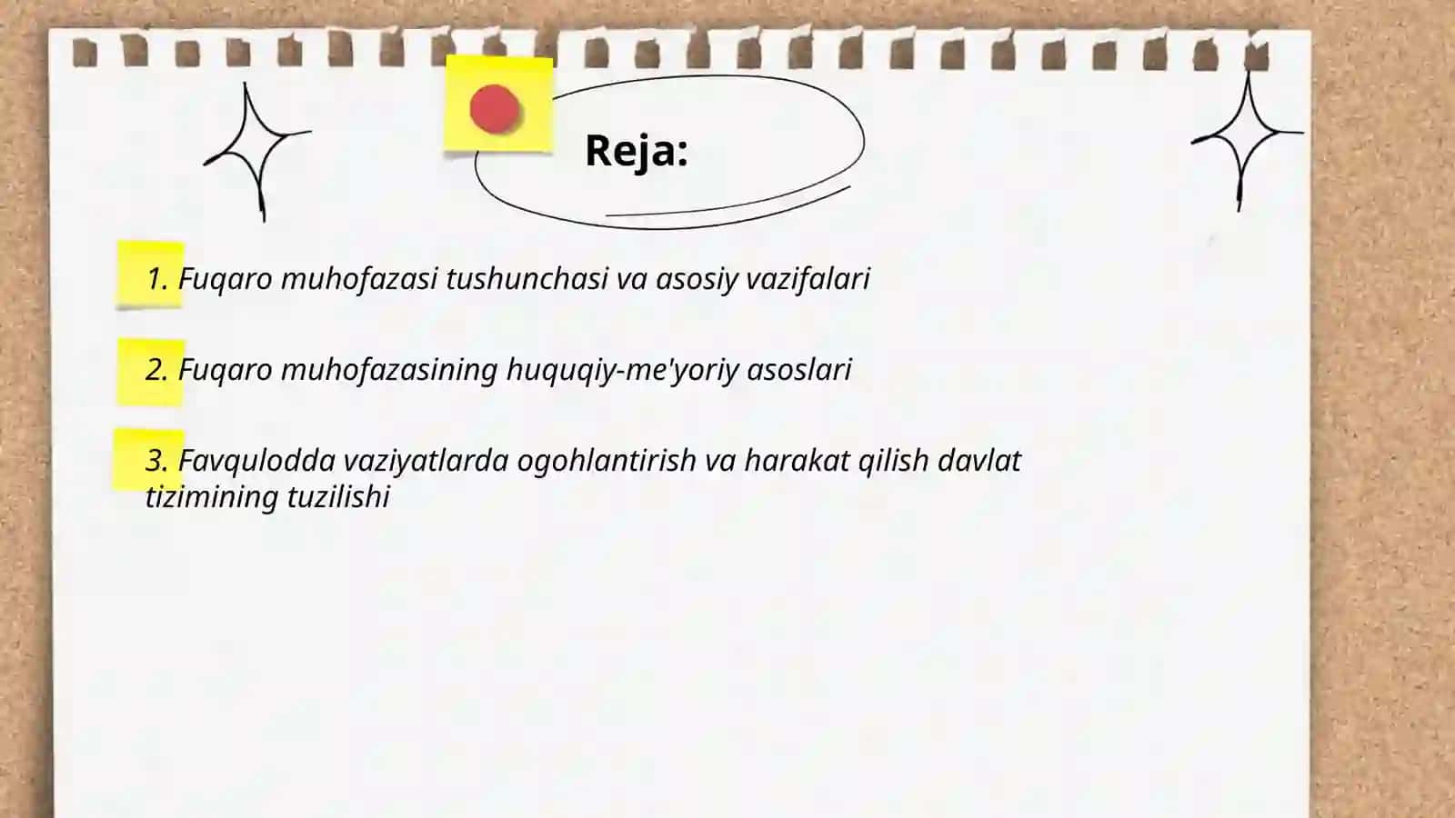 Favqulodda vaziyatlarda fuqaro muhofazasining vazifalari 2