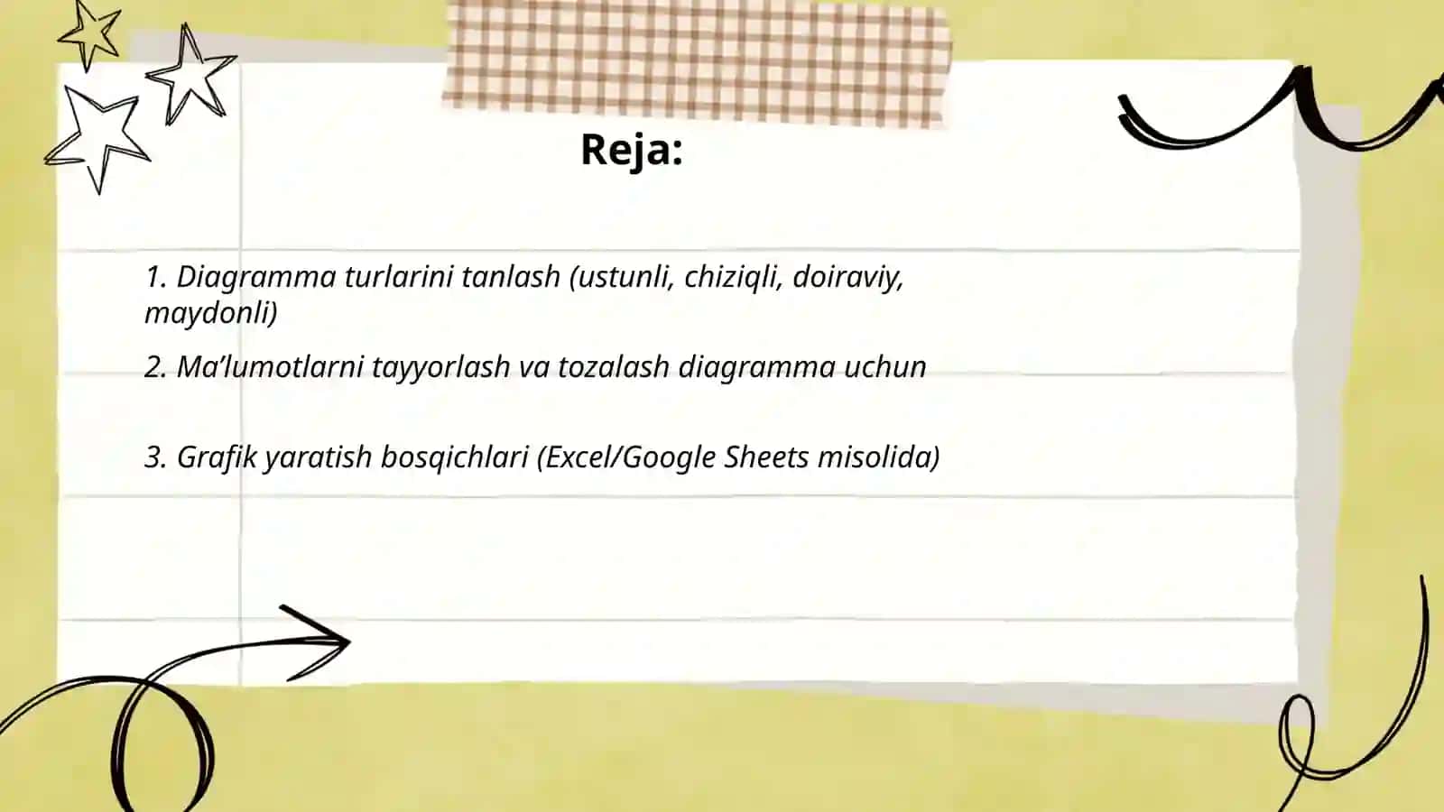 Diagrammalar ustida ishlash 2