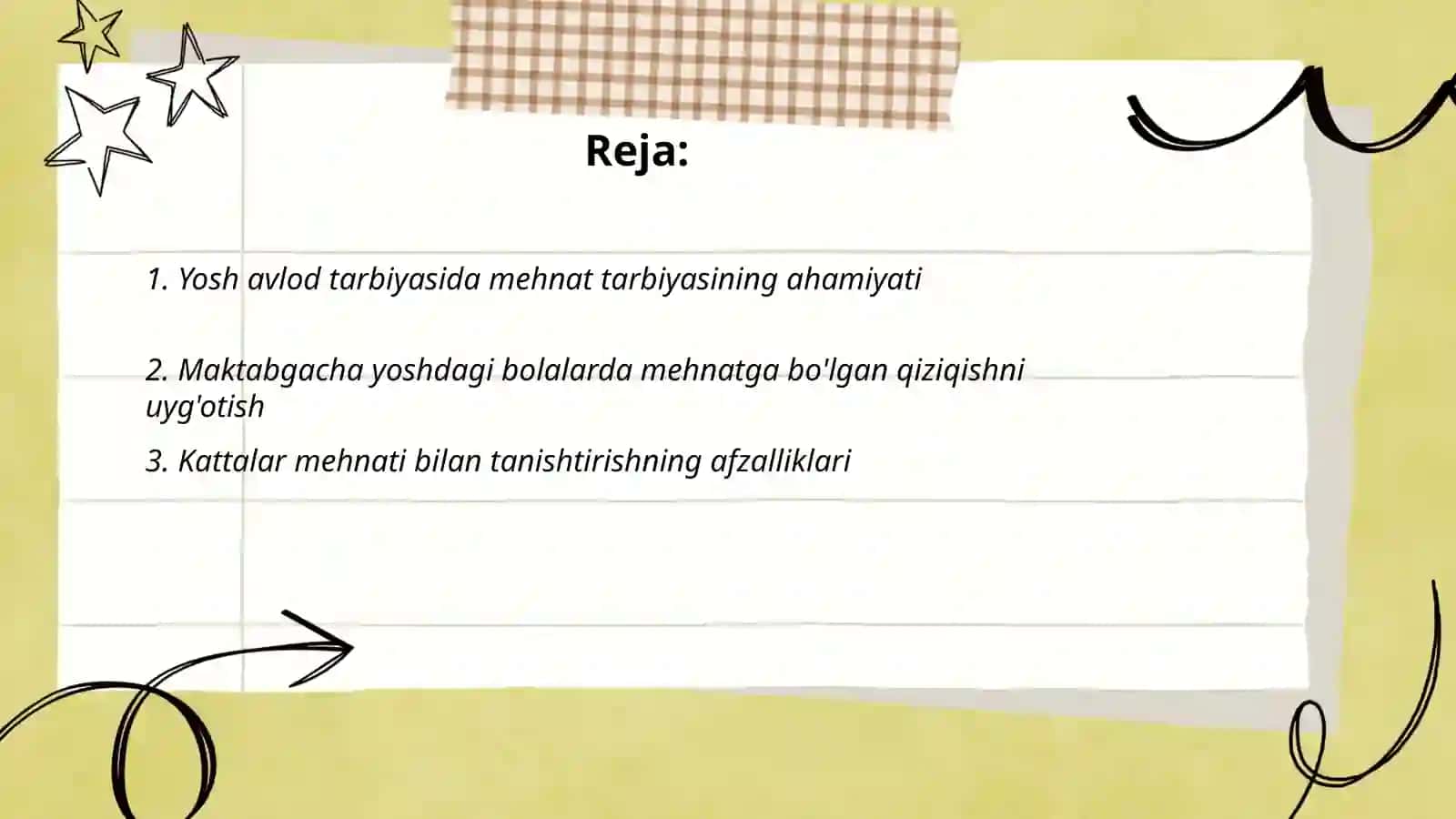Yosh avlod tarbiyasida mehnat tarbiyasi 2