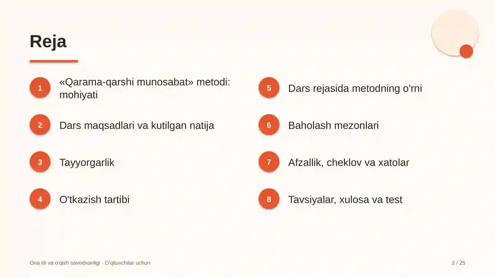 ona tili va o'qish savodxonligi darslarida qarama qarshi munosabat metodidan foydalanish 3368 2