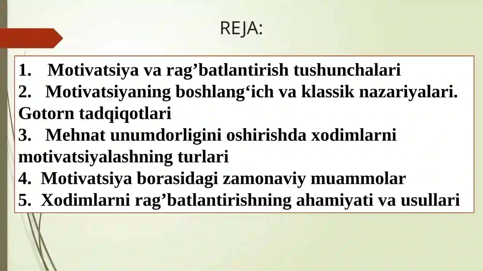XODIMLARNI RAG‘BATLANTIRISH VA MOTIVATSIYALASH USULLARI 2