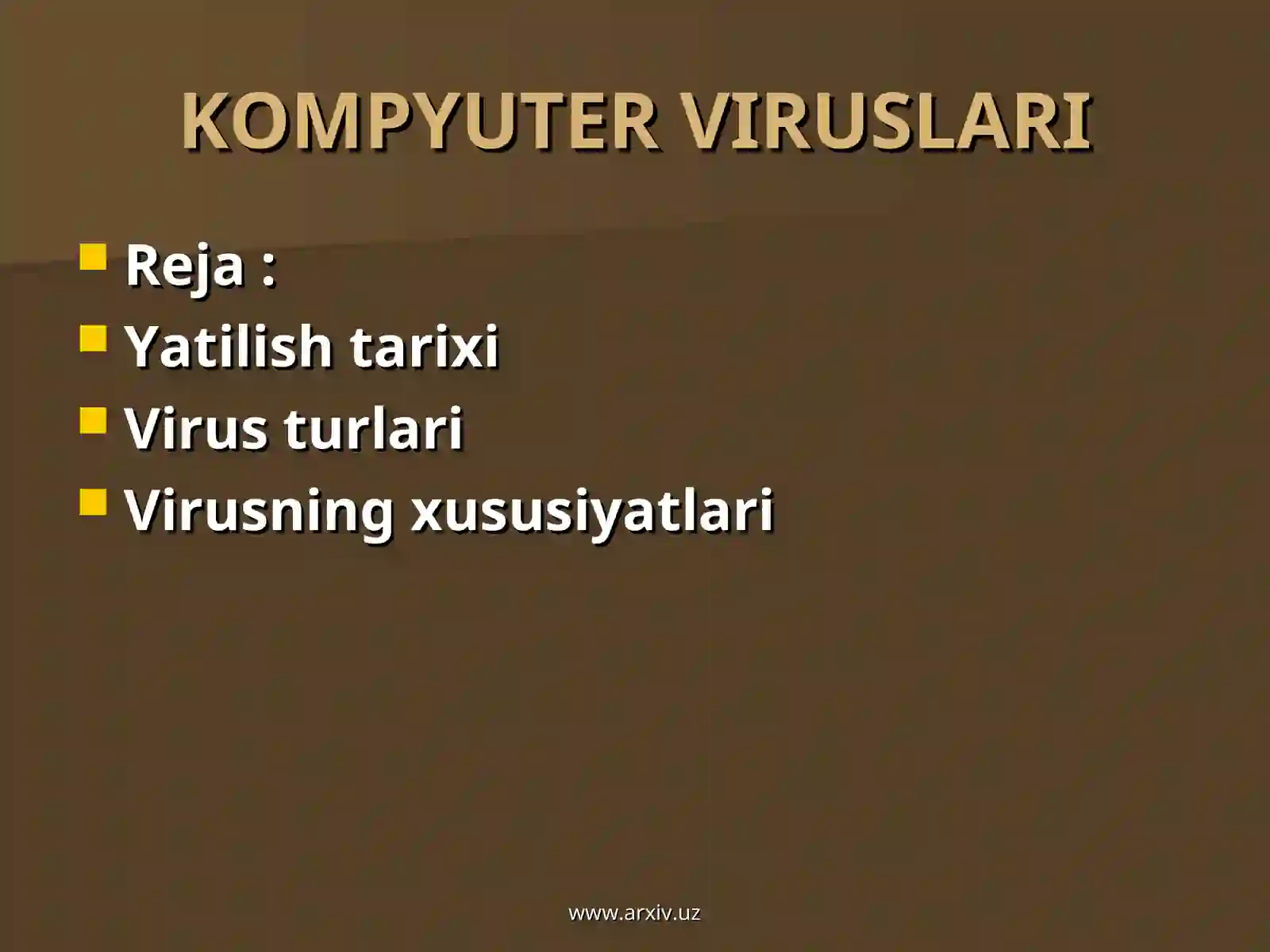 KOMPYUTER VIRUSLARI 2