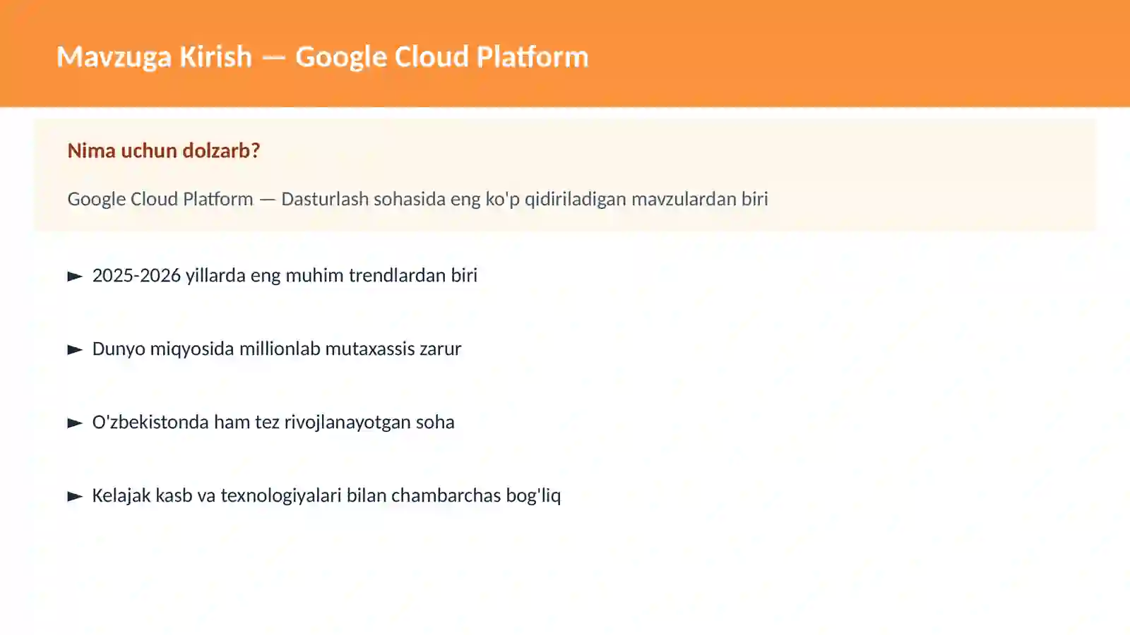 DASTURLASH | CLOUD VA DEVOPS 2