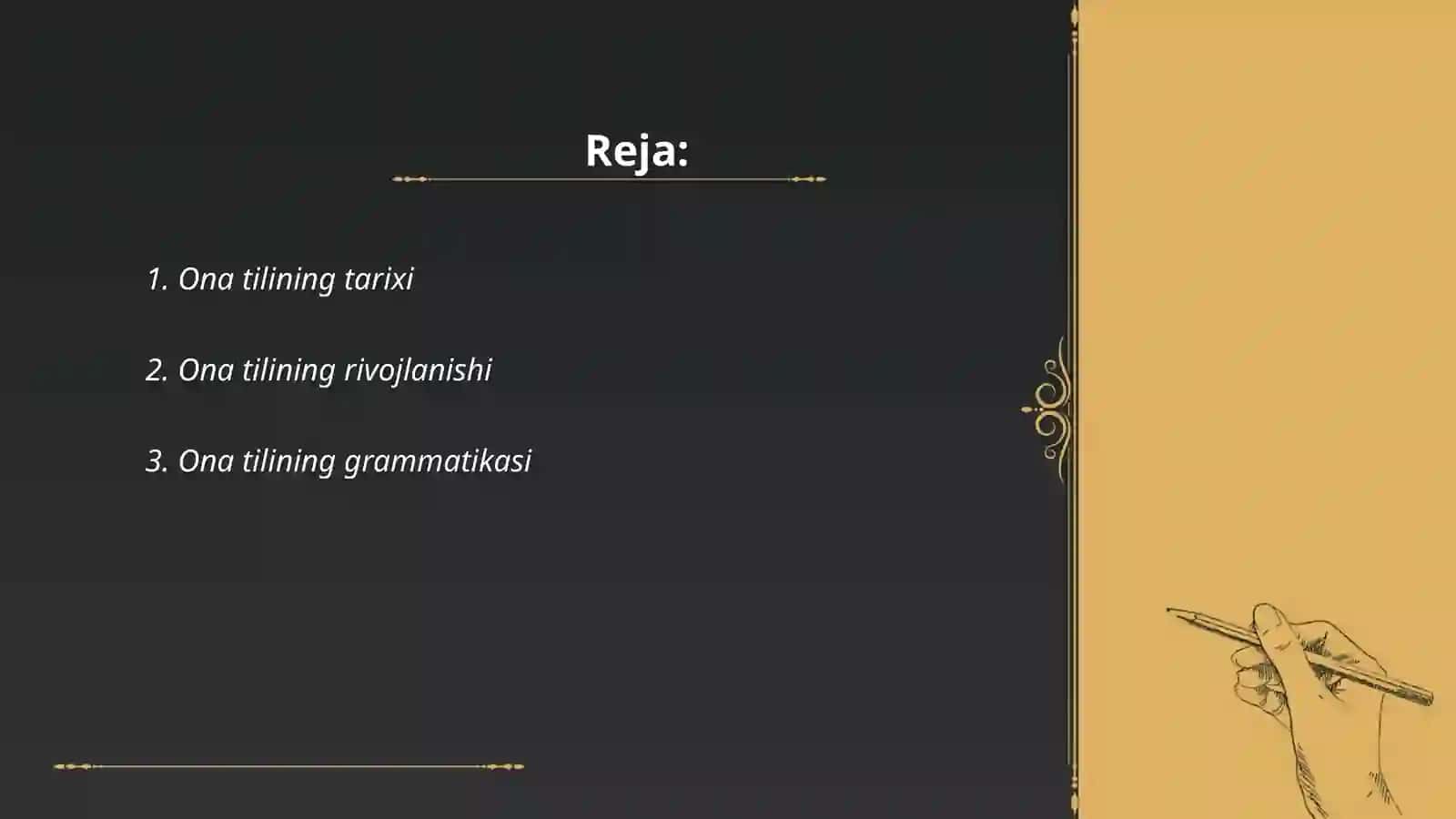 Ona tili haqida to’liq malumot 2