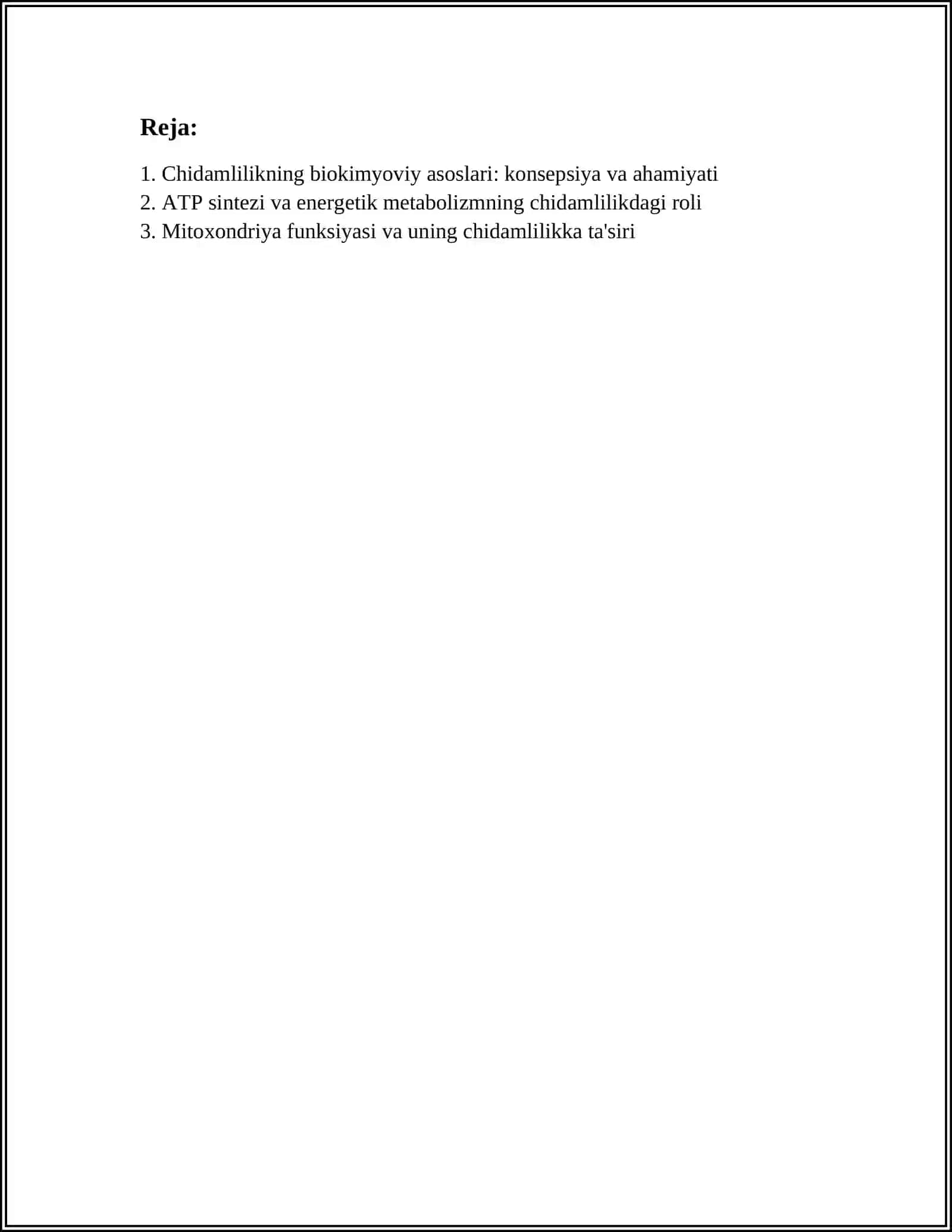 CHIDAMKORLIKNING BIOKIMYOVIY ASOSLARI VA ULARNING RIVOJLANTIRISH USULLARI 2