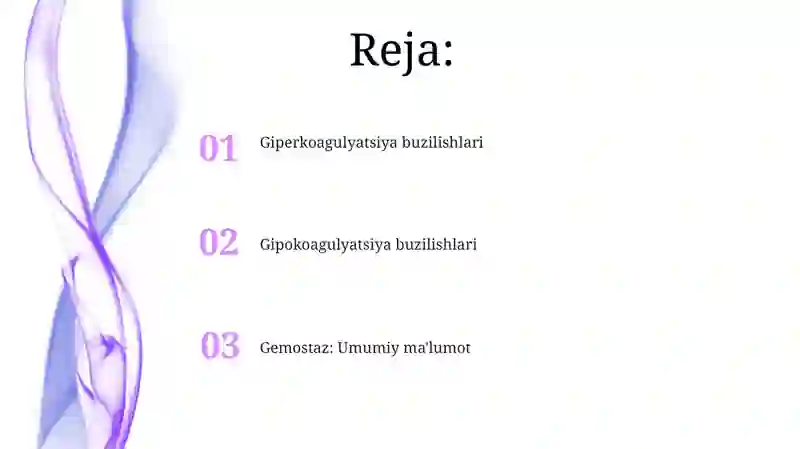 Gemostaz tizimi 2
