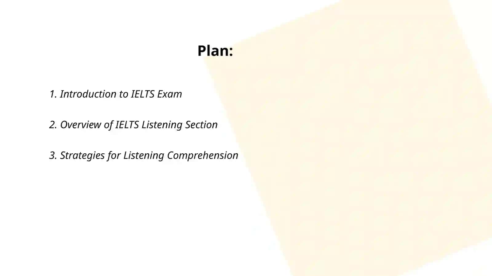 IELTS Skills Development Presentation 2