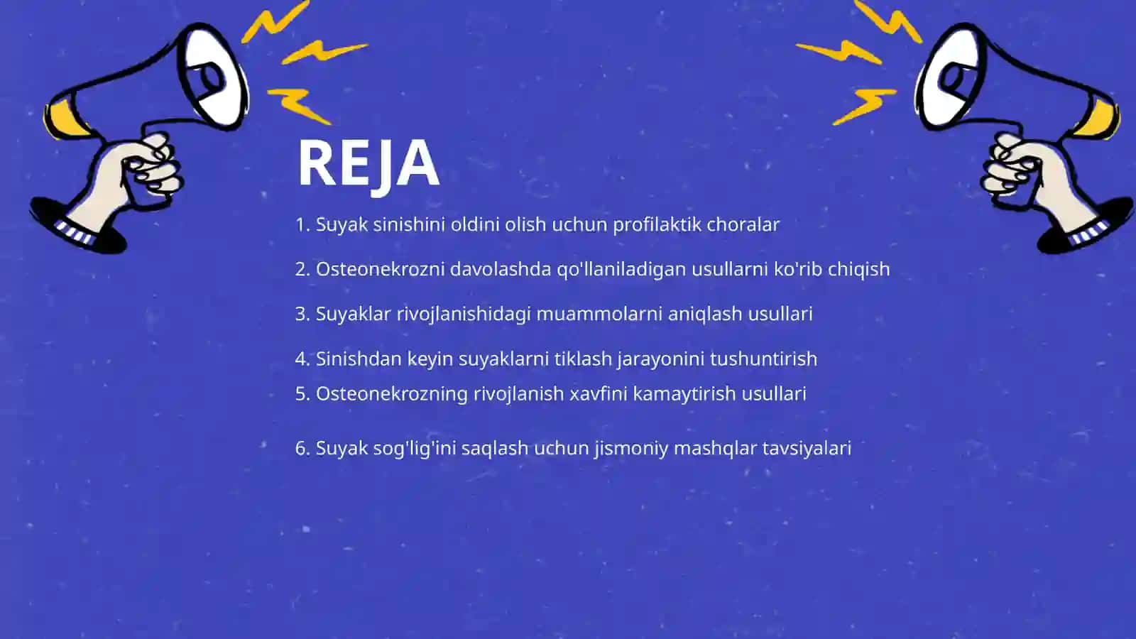 Suyaklar rivojlanishi va bukilishi 2