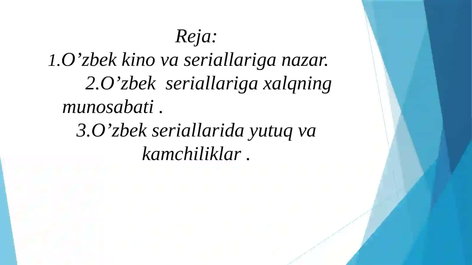 Yangi davr seriallarida ijtimoiy axloq masalasi va yangi qadriyatlar transformatsiyasi 2