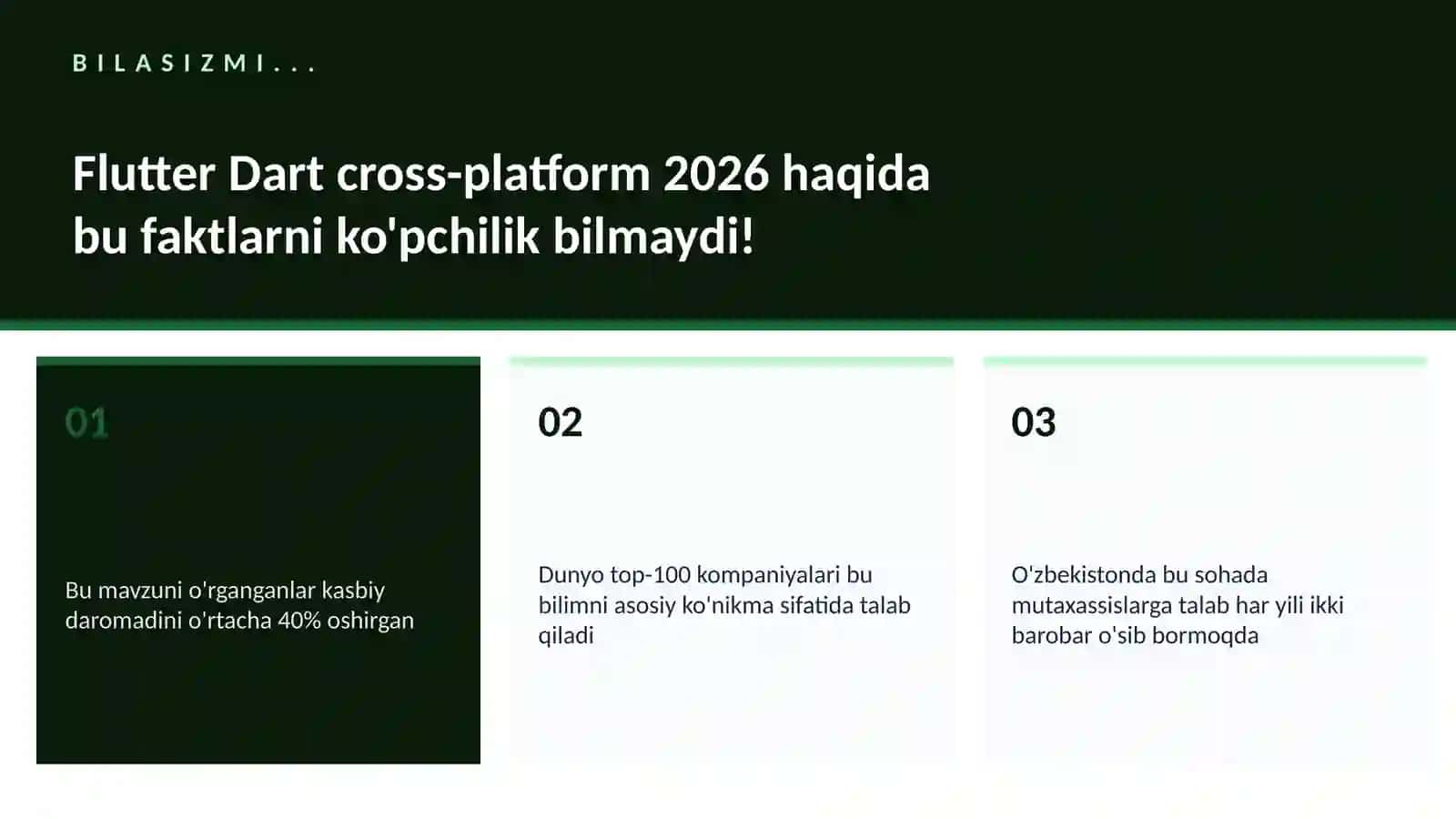 Flutter Dart cross-platform 2026 2