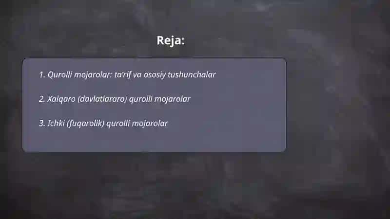 Qurolli muajorolar 2