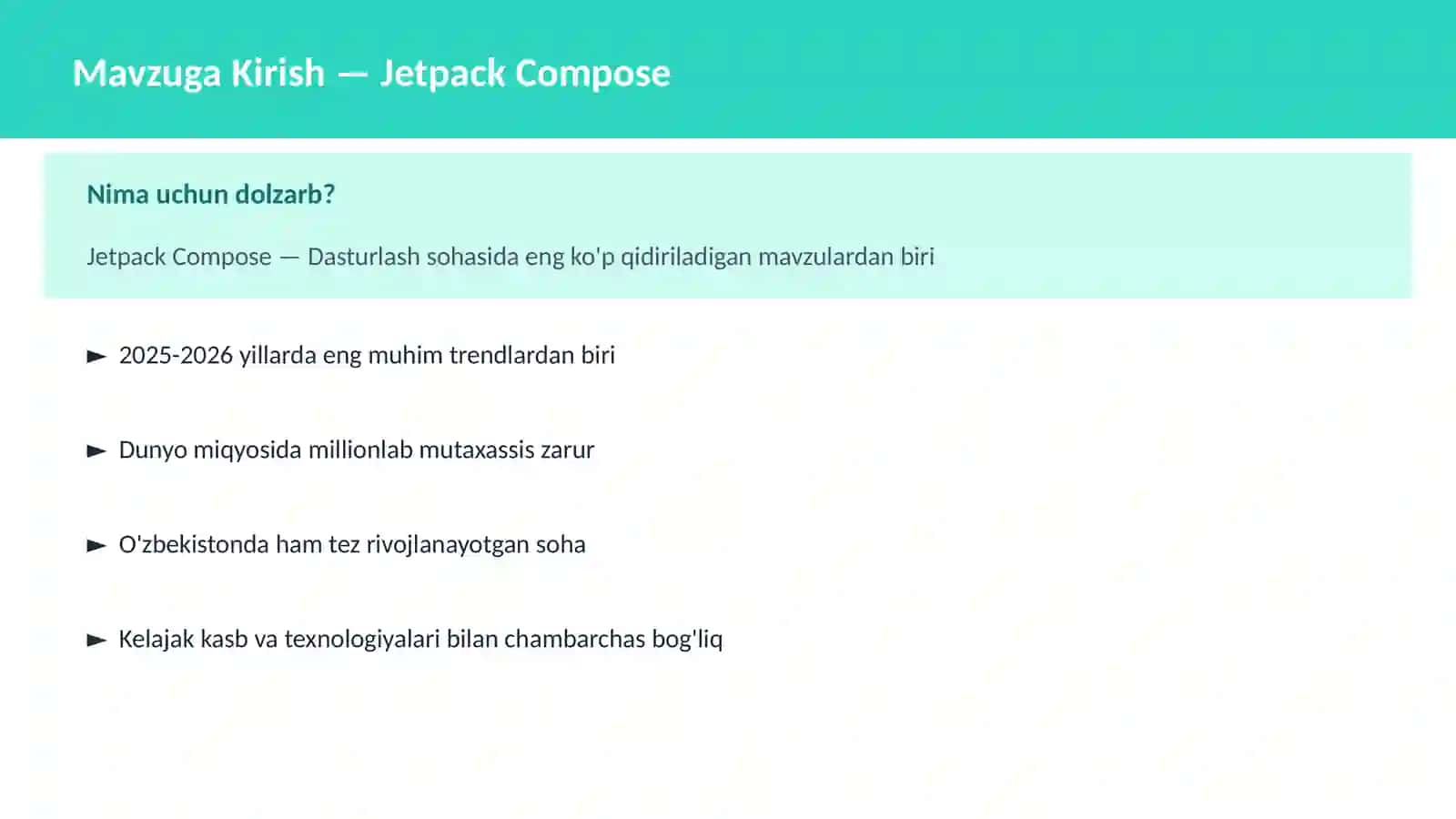 Jetpack Compose 1