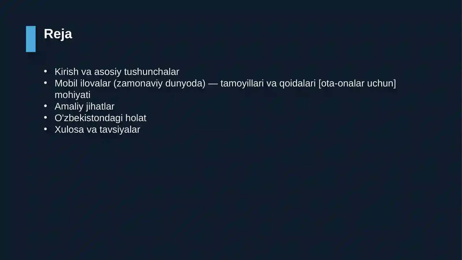 Mobil ilovalar (zamonaviy dunyoda) — tamoyillari va qoidalari [ota-onalar uchun] 2
