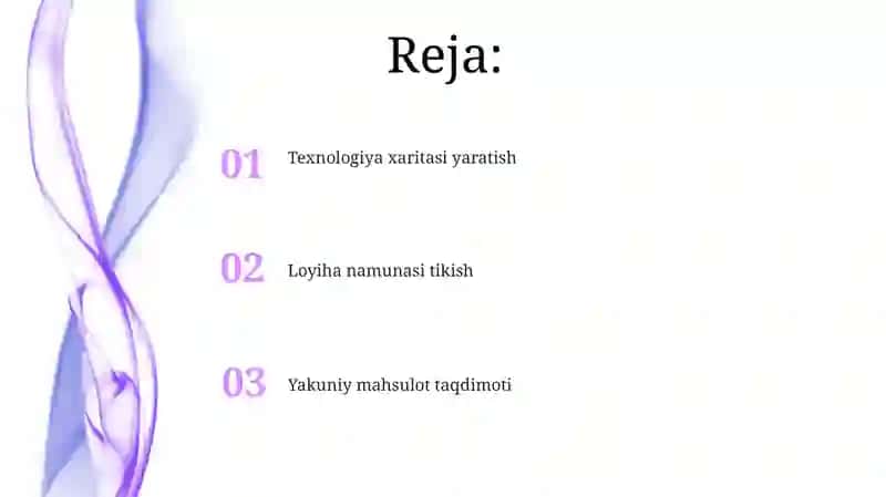 Texnologiya xaritasi yaratish 2