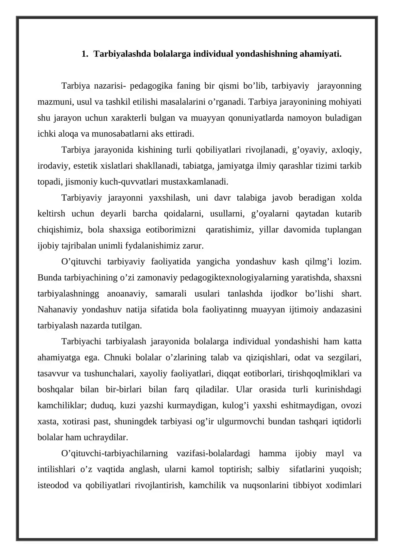 O'qituvchining indibidual uslubi 2