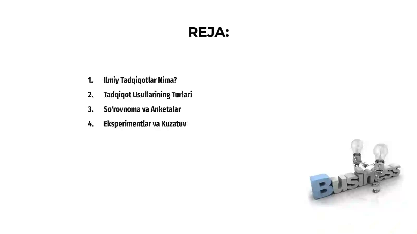 Ilmiy Tadqiqotlar Nima? 2