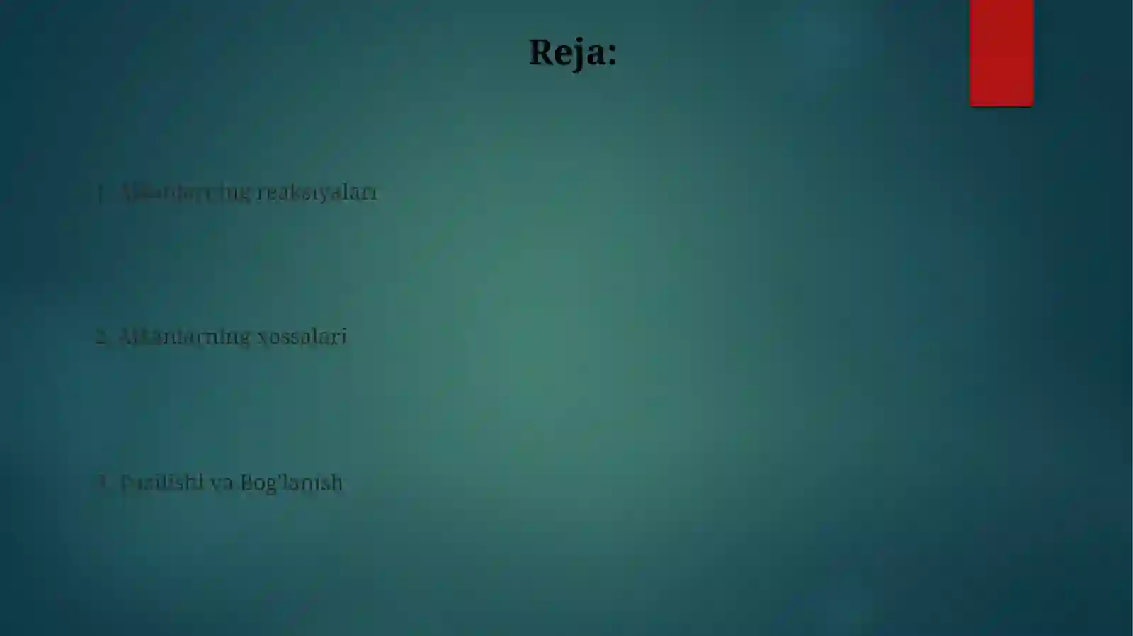 Alkanlar 2