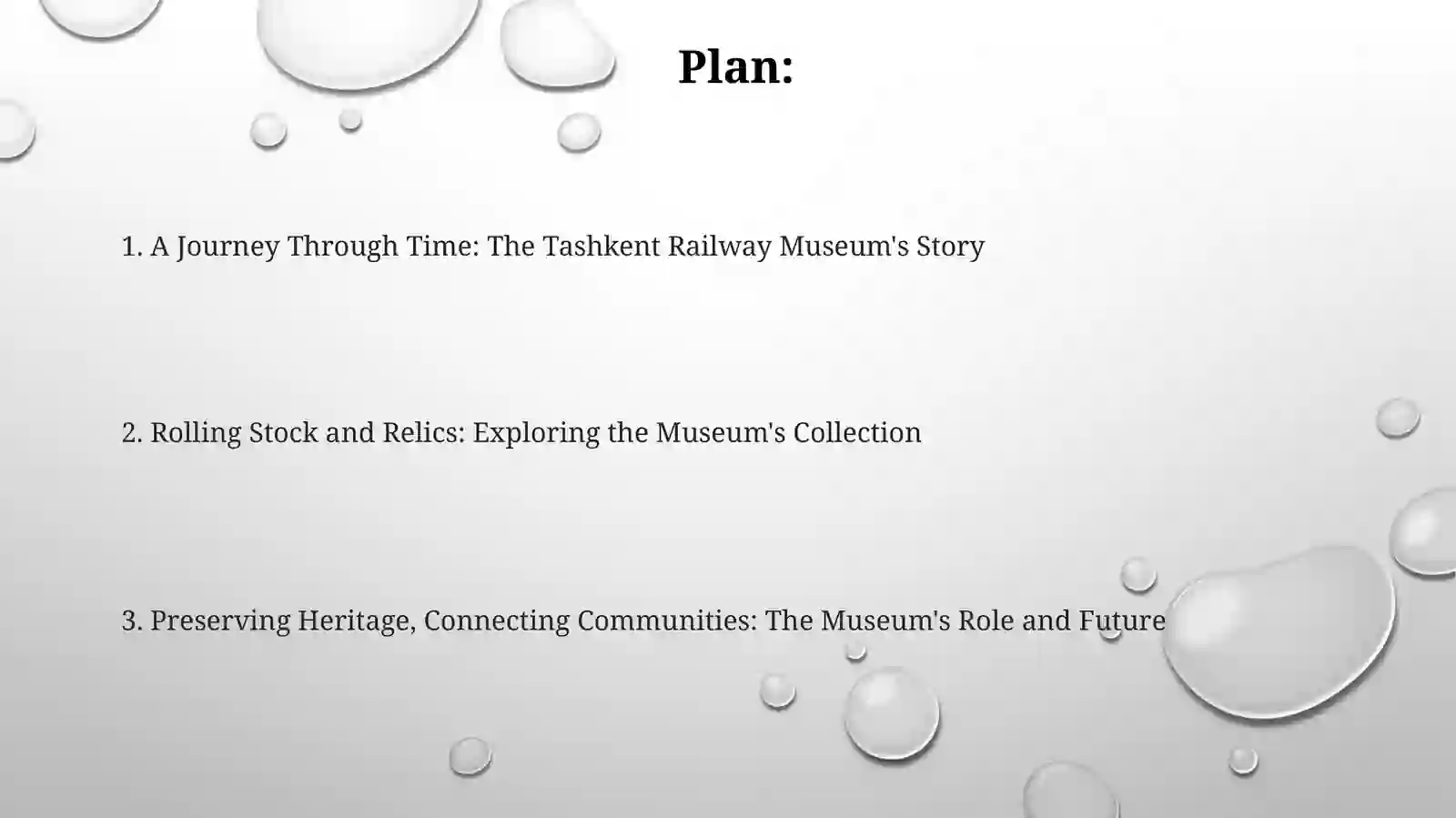 Tashkent State Railway Museum Presentation 2